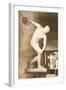 The Discus Thrower Statue-null-Framed Art Print