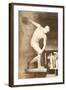 The Discus Thrower Statue-null-Framed Art Print