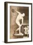 The Discus Thrower Statue-null-Framed Art Print