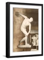 The Discus Thrower Statue-null-Framed Art Print