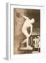 The Discus Thrower Statue-null-Framed Art Print