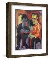 The Discussion, Circa 1925-Edgar Degas-Framed Giclee Print