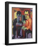 The Discussion, Circa 1925-Edgar Degas-Framed Giclee Print