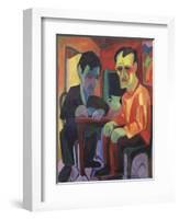 The Discussion, Circa 1925-Edgar Degas-Framed Giclee Print