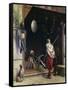 The Discussion-Jean Leon Gerome-Framed Stretched Canvas