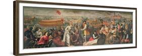 The Disembarcation of Catarino Cornaro in Venice in 1489-Antonio Vassilacchi-Framed Premium Giclee Print