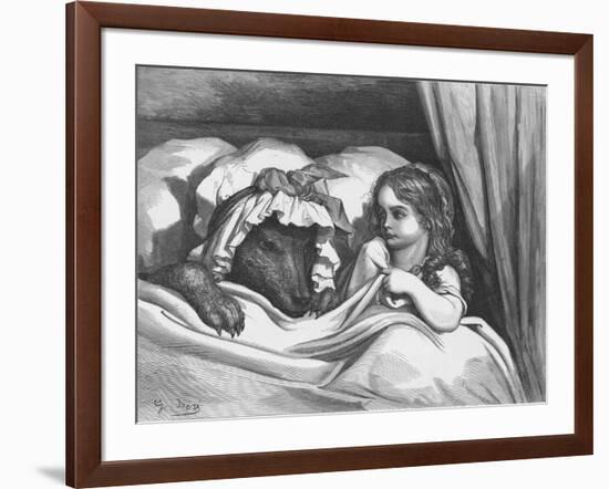 The Disguised Wolf, 1870-Adolphe François Pannemaker-Framed Giclee Print