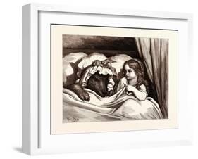 The Disguised Wolf-Gustave Dore-Framed Giclee Print