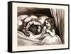 The Disguised Wolf-Gustave Dore-Framed Stretched Canvas