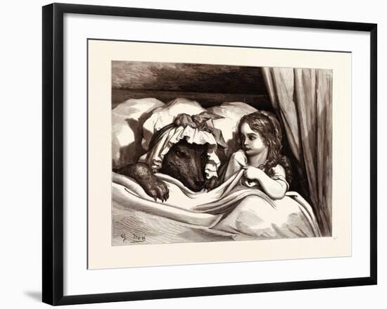 The Disguised Wolf-Gustave Dore-Framed Giclee Print