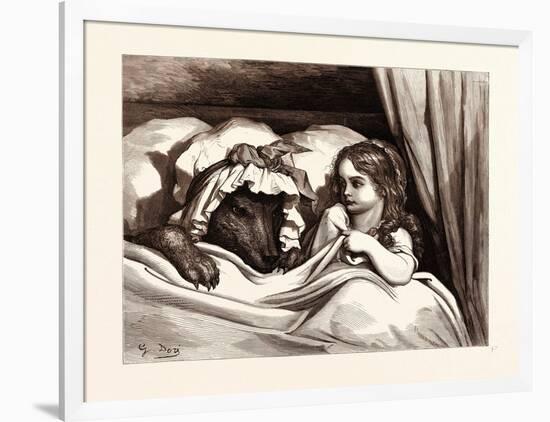 The Disguised Wolf-Gustave Dore-Framed Giclee Print