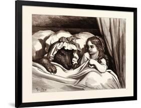 The Disguised Wolf-Gustave Dore-Framed Giclee Print