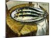 The Dish of Mackerels, C.1923-Gustave Loiseau-Mounted Giclee Print