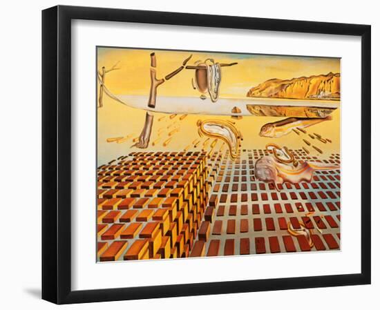 The Disintegration of the Persistence of Memory, c.1954-Salvador Dalí-Framed Art Print