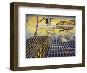 The Disintegration of the Persistence of Memory, c.1954-Salvador Dalí-Framed Art Print