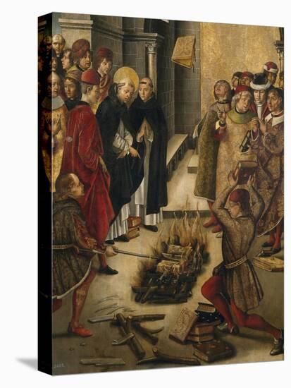 The Disputation Between Saint Dominic and the Albigensians, 1493-1499-Pedro Berruguete-Stretched Canvas