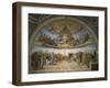 The Disputation of the Holy Sacrament, from the Stanza Della Segnatura, 1509-10-Raphael-Framed Giclee Print