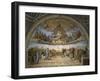 The Disputation of the Holy Sacrament, from the Stanza Della Segnatura, 1509-10-Raphael-Framed Giclee Print