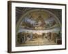 The Disputation of the Holy Sacrament, from the Stanza Della Segnatura, 1509-10-Raphael-Framed Giclee Print