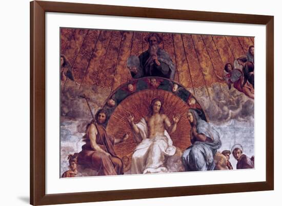 The Disputation on the Holy Sacrament (Detail), 1508-1509-Raphael-Framed Giclee Print