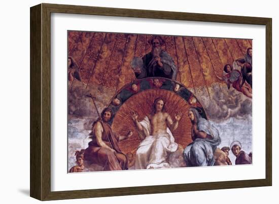 The Disputation on the Holy Sacrament (Detail), 1508-1509-Raphael-Framed Giclee Print