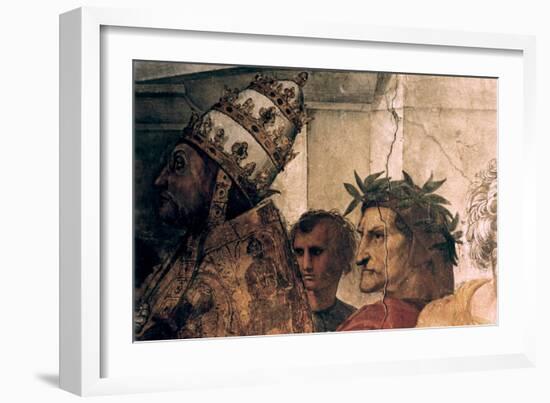 The Disputation on the Holy Sacrament (Detail), 1508-1509-Raphael-Framed Giclee Print