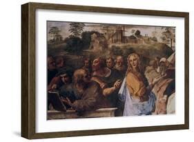 The Disputation on the Holy Sacrament (Detail), 1508-1509-Raphael-Framed Giclee Print