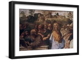 The Disputation on the Holy Sacrament (Detail), 1508-1509-Raphael-Framed Giclee Print