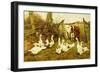 The Disputed Gate-Herbert William Weekes-Framed Giclee Print