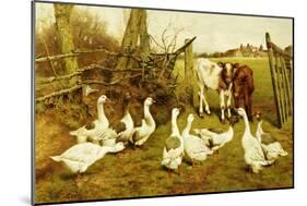 The Disputed Gate-Herbert William Weekes-Mounted Giclee Print