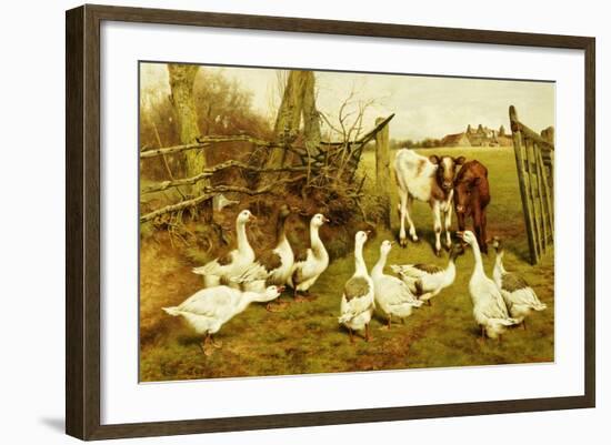 The Disputed Gate-Herbert William Weekes-Framed Giclee Print