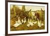 The Disputed Gate-Herbert William Weekes-Framed Giclee Print