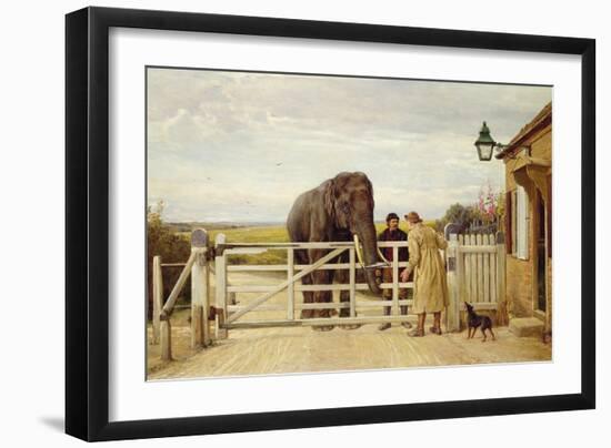 The Disputed Toll, 1875-Heywood Hardy-Framed Giclee Print