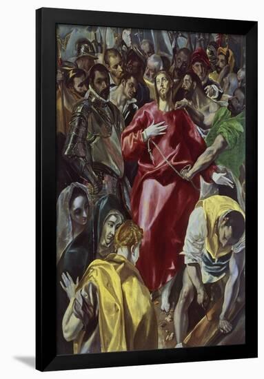 The Disrobing of Christ', 1577-1579, Oil on canvas, 285 x 173 cm-Doménikos Theotokópoulo "El Greco"-Framed Poster