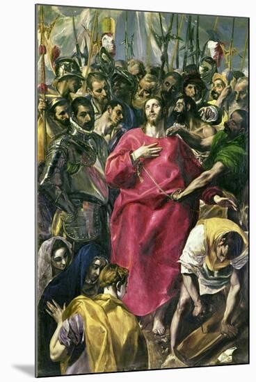 The Disrobing of Christ, 1577-79, Oil on canvas, 285 × 173 cm. CATEDRAL-INTERIOR, TOLEDO, SPAIN-Doménikos Theotokópoulo "El Greco"-Mounted Poster