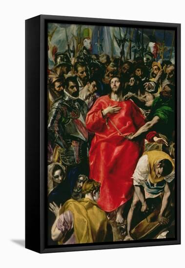 The Disrobing of Christ, 1577-79-El Greco-Framed Stretched Canvas