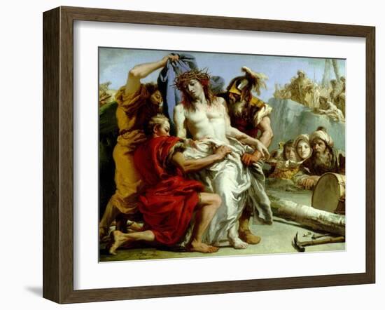 The Disrobing of Christ, 1772-Giandomenico Tiepolo-Framed Giclee Print