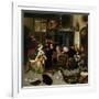 The Dissolute Household, 1668-Jan Havicksz. Steen-Framed Giclee Print