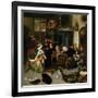 The Dissolute Household, 1668-Jan Havicksz. Steen-Framed Giclee Print