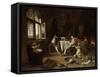 The Dissolute Household or the Effects of Intemperance-Jan Havicksz. Steen-Framed Stretched Canvas