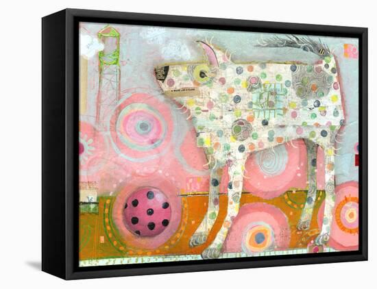 The Distraction-Judy Verhoeven-Framed Stretched Canvas