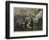 The Distress in Paris, Giving Soup to the Poor at the Charity Kitchen, Rue De Sevres-null-Framed Giclee Print
