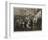 The Distress in Paris, Giving Soup to the Poor at the Charity Kitchen, Rue De Sevres-null-Framed Giclee Print