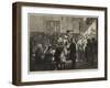 The Distress in Paris, Giving Soup to the Poor at the Charity Kitchen, Rue De Sevres-null-Framed Giclee Print