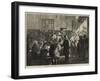 The Distress in Paris, Giving Soup to the Poor at the Charity Kitchen, Rue De Sevres-null-Framed Giclee Print