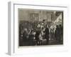 The Distress in Paris, Giving Soup to the Poor at the Charity Kitchen, Rue De Sevres-null-Framed Giclee Print