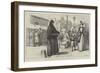 The Distress in Russia, Nun Begging for the Relief of the Peasants-null-Framed Giclee Print