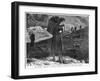 The Distress in the West Ireland: Bringing in Fuel from the Hills Near Kylemore, 19th Century-null-Framed Giclee Print