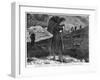 The Distress in the West Ireland: Bringing in Fuel from the Hills Near Kylemore, 19th Century-null-Framed Giclee Print