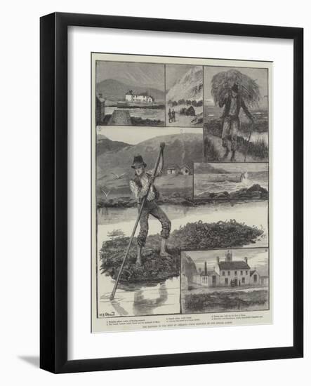 The Distress in the West of Ireland-William Heysham Overend-Framed Giclee Print